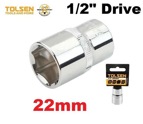 DADO TOLSEN 22MM.HEXAGONO 16522