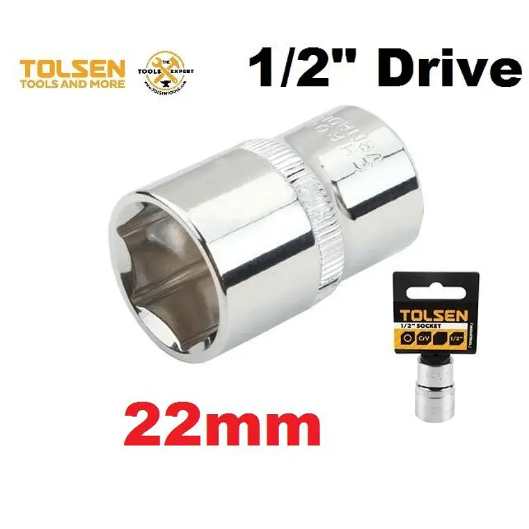 DADO TOLSEN 22MM.HEXAGONO 16522 1