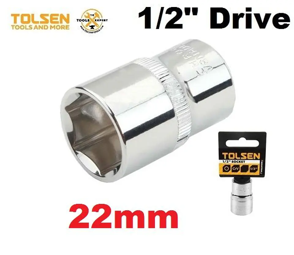 DADO TOLSEN 22MM.HEXAGONO 16522 1