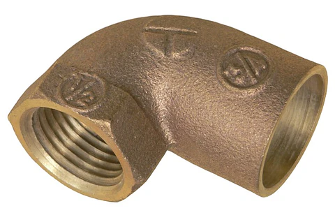 CODO BRONCE SO HI 3/4 X 1/2" 080543000