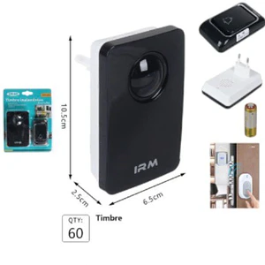 TIMBRE INALAMBRICO ENCHUFE IRM-12957