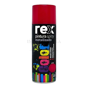 SPRAY REX METALICO ROJO 400 ML.60029
