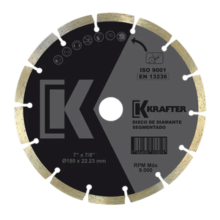 DISCO DIAMANTADO KRAFTER 7