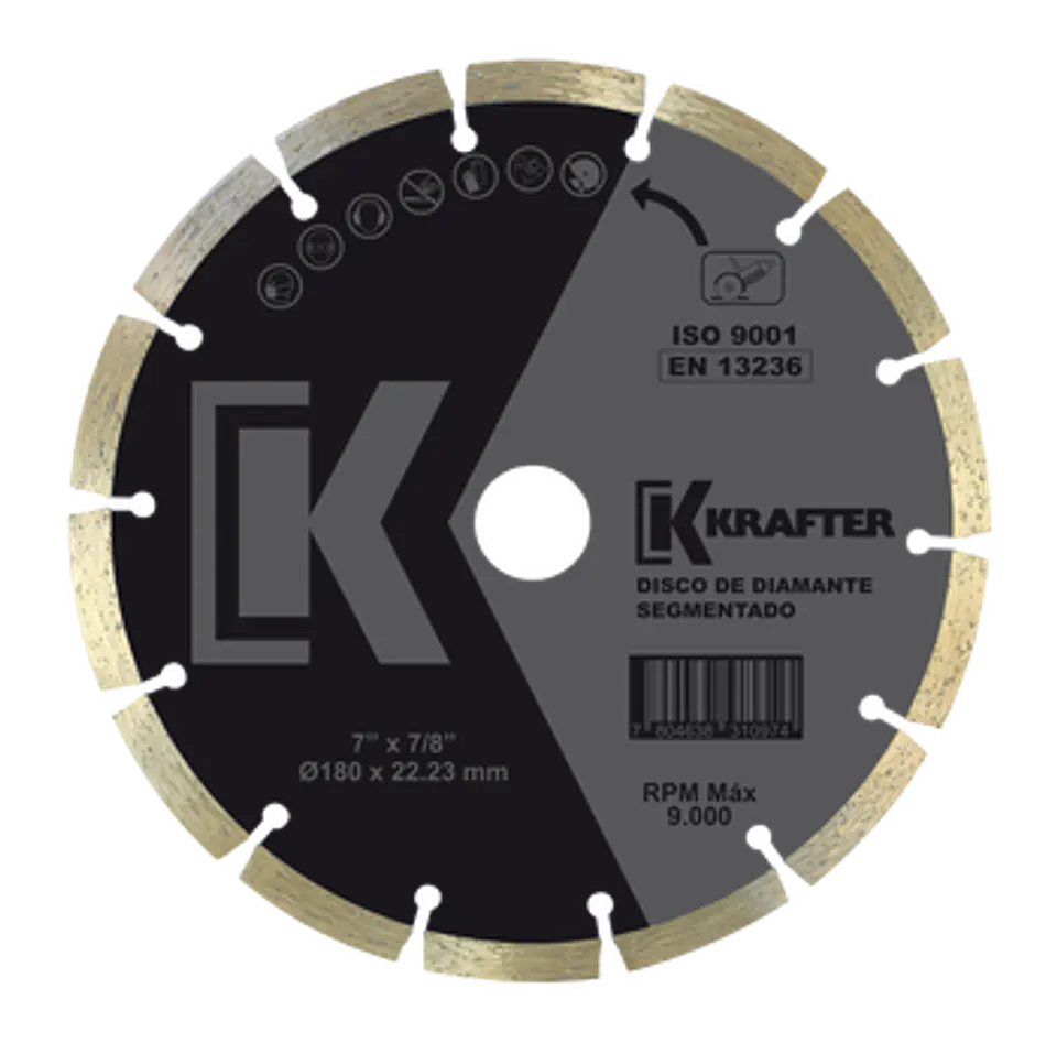 DISCO DIAMANTADO KRAFTER 7