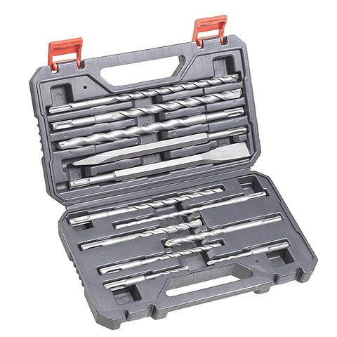SET 10BROCAS Y 2CINCELES P/ROTOMARTILLO KWB 240295