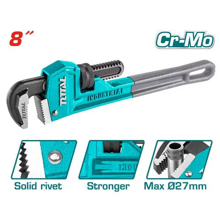 LLAVE STILLSON TOTAL 8