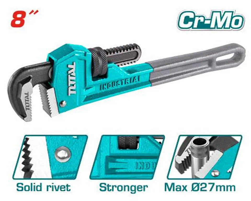 LLAVE STILLSON TOTAL 8