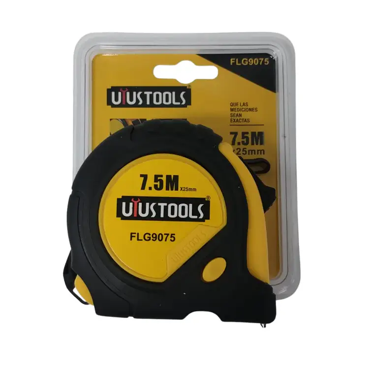HUINCHA MEDIR UYUSTOOLS 7.5MT.X25MM.FLG9075 1