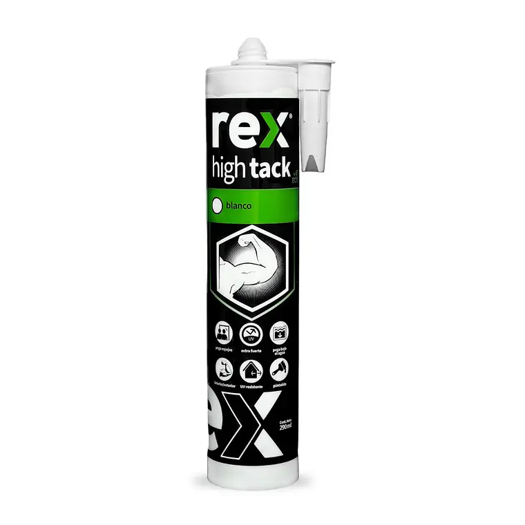 ADHESIVO ULTRA FUERTE HIGH TACK REX BLANCO 290 ML 30212 1