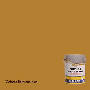 PINTURA TECHO TAJAMAR BASE AGUA OCRE 1 GL.