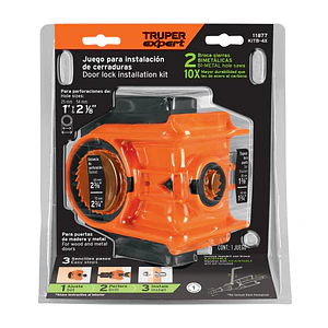 JUEGO P/INSTALAR CERRADURAS TRUPER 4P. KITB 11877