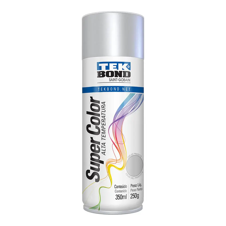 SPRAY TEKBOND ALTA TEMP.ALUMINIO 350 ML 1