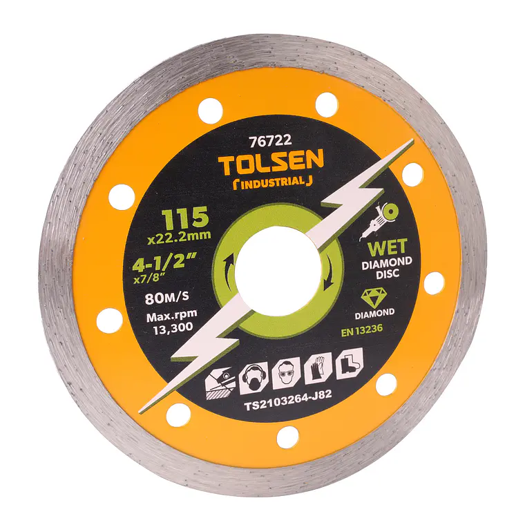 DISCO DIAMANTADO TOLSEN CONT.4.1/2