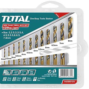 SET BROCAS METAL TOTAL 12 PZS TACSD0125