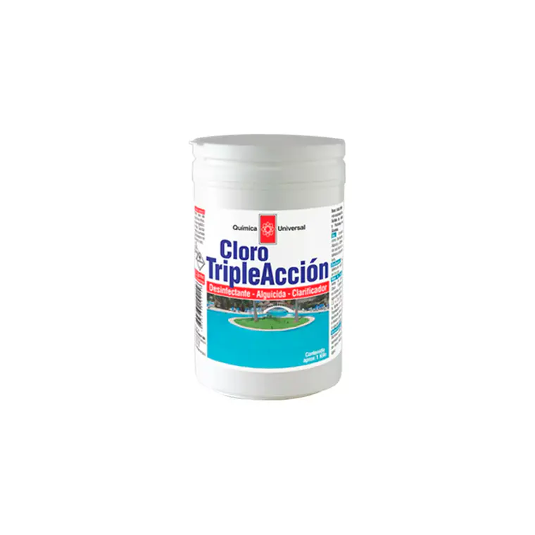 CLORO PISCINA TRIP. ACCION Q. UNIVERSAL 1KG 6090010215 1
