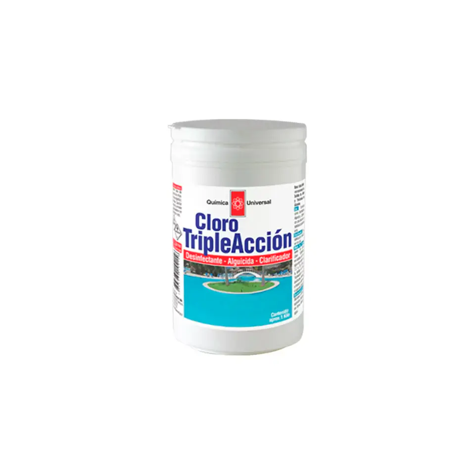 CLORO PISCINA TRIP. ACCION Q. UNIVERSAL 1KG 6090010215 1