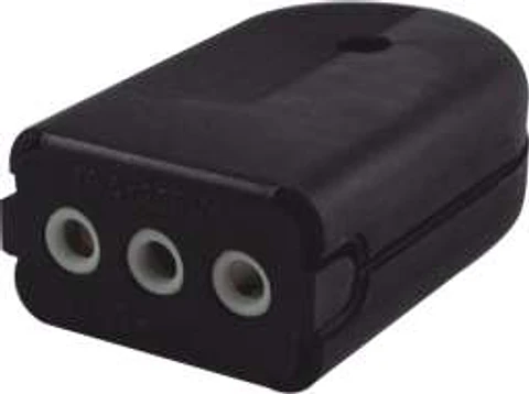 0400HV0326 ENCHUFE HEMBRA MEC VOLANTE 2P+T 10A NEGRO