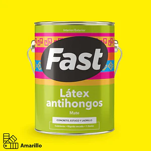 LATEX FAST TRICOLOR AMARILLO GALON