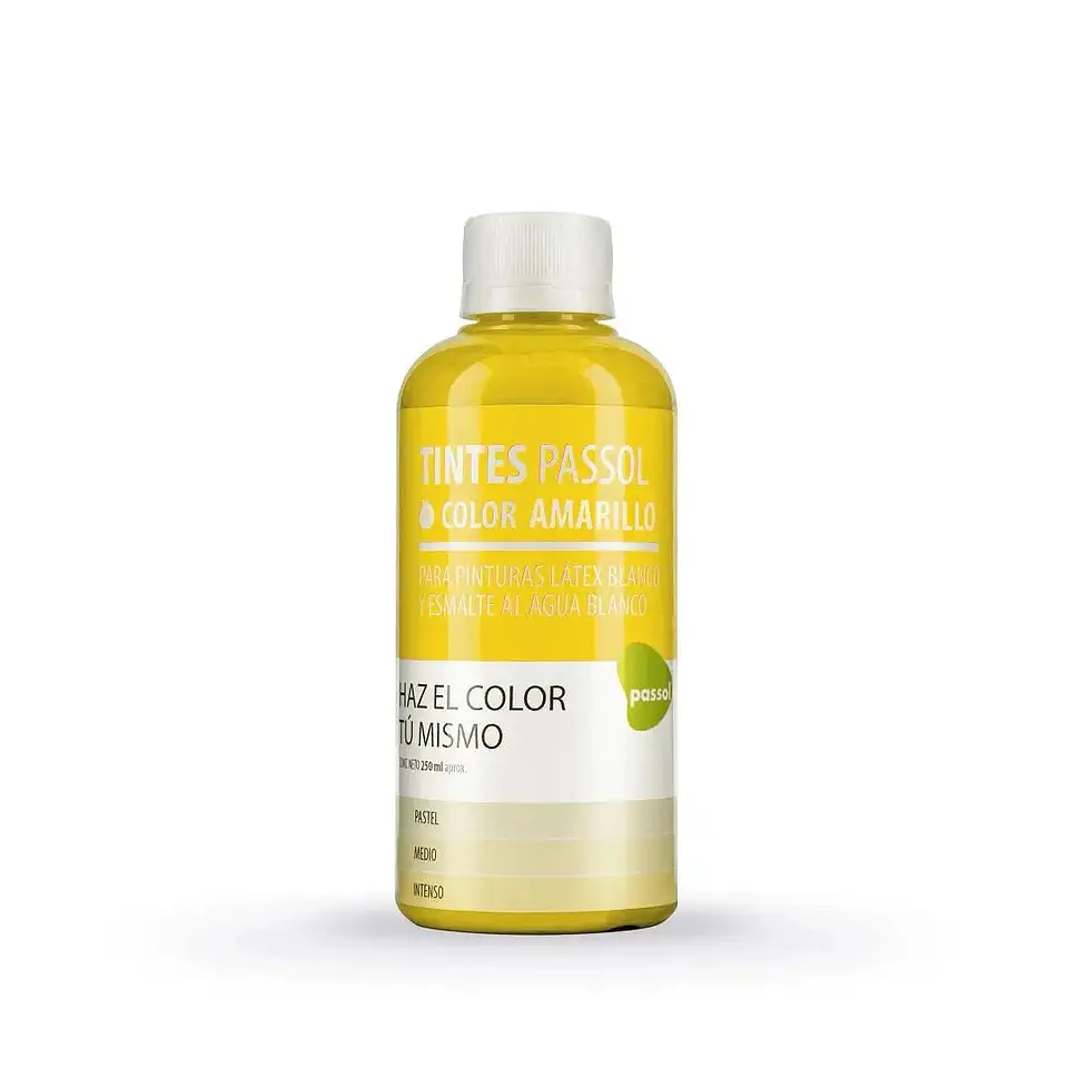 TINTA PASSOL AMARILLO 250 ML. 1
