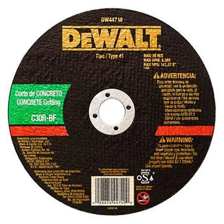 DISCO CORTE PIEDRA DEWALT 4.1/2