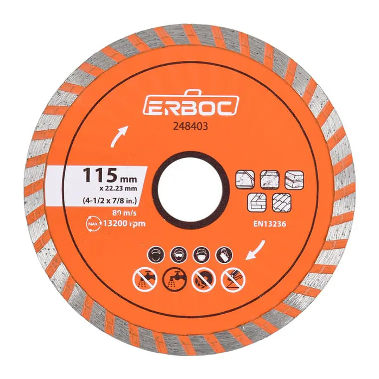 DISCO DIAMANTADO TURBO ERBOC 4.1/2 248403 1