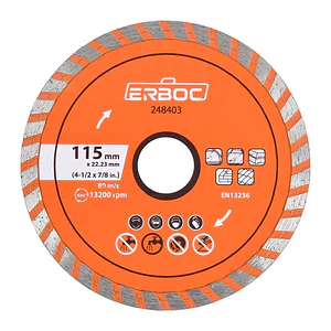 DISCO DIAMANTADO TURBO ERBOC 4.1/2 248403