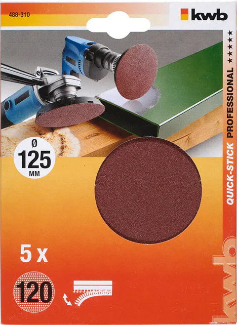 DISCOS LIJA KWB 125MMX5U.N.120488310
