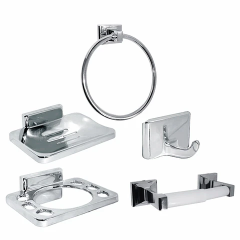 KIT ACCESORIOS BAÑO STRETTO 5PZAS 21MS0000100