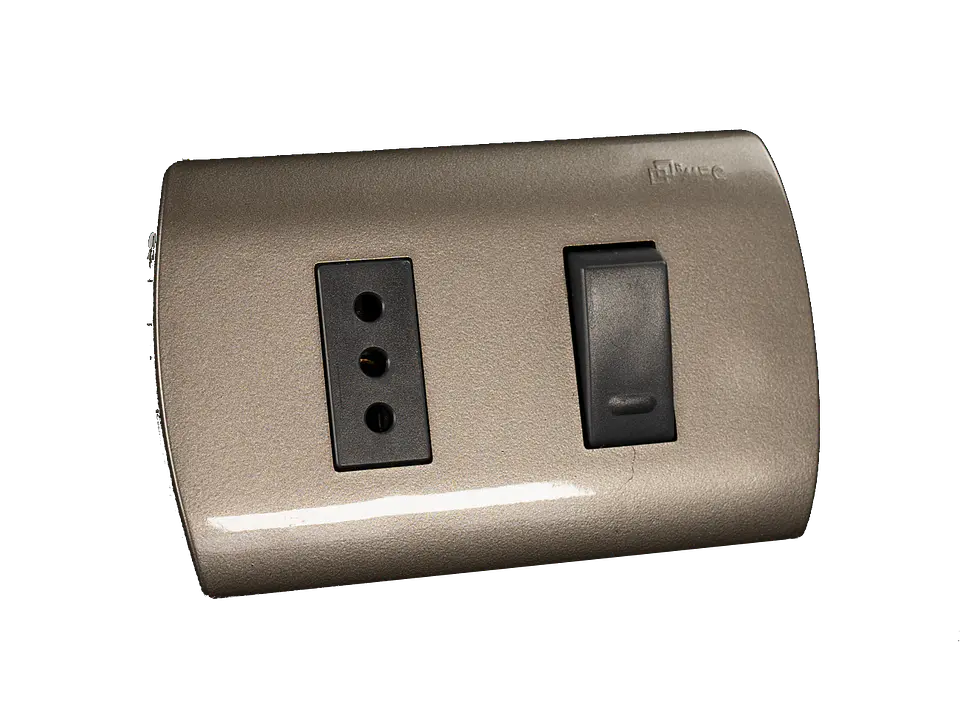0100IA0309 INTERRUPTOR MEC EMB.9/12+ENCHUFE GRAFIT 1