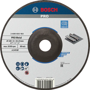 DISCO DESBASTE METAL BOSCH 7