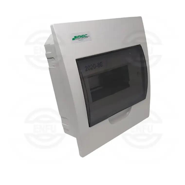 5000TA2954 TABLERO MEC 8 INT. EMB. TAPA TRANSPARENTE 1