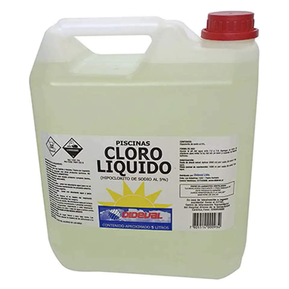 CLORO PISCINA DIDEVAL 5 LT.7805514000934 1