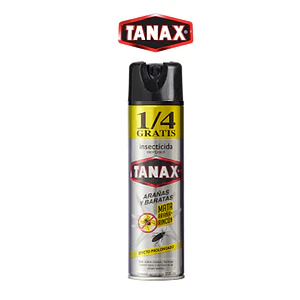 TANAX SPRAY ARAÑAS Y BARATAS 220CC+1/4 QMG0394
