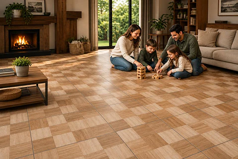 CORDILLERA 61X61 MADERA TAWA MIX (2,58-7)
