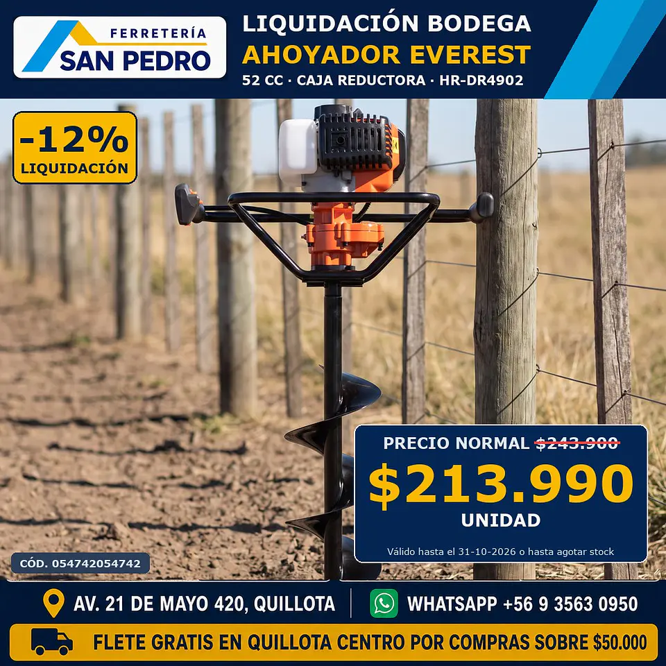 AHOYADOR EVEREST 52CC  C.REDUCTORA HR-DR4902 054742 1