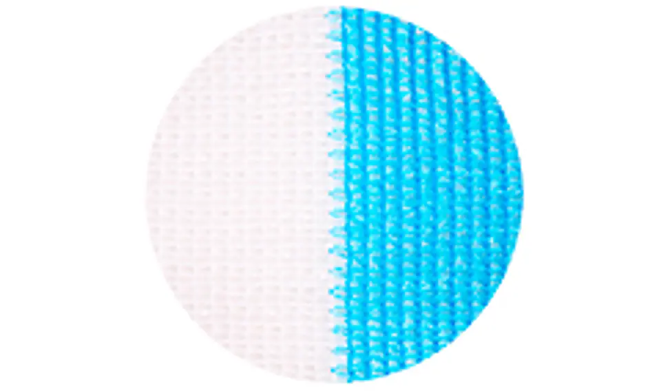 Malla Raschel 4.20 Azul/Blanco  1