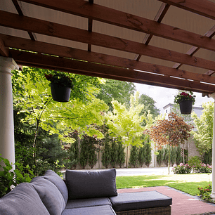 Policarbonato Ondulado Cafe 0.5 mm 0.81 x 2.00 m 