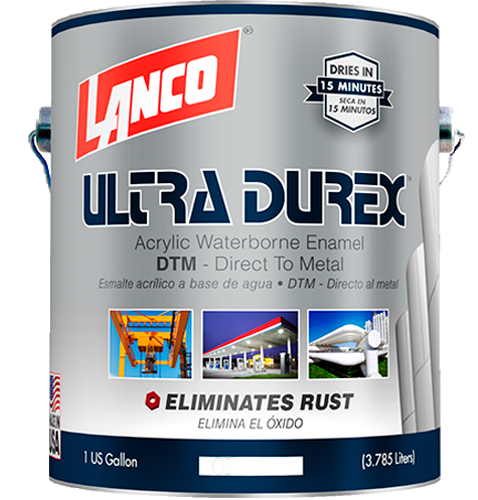 Anticorrosivo Esmalte 3x1 Ultra Durex 1/4 Galón Lanco