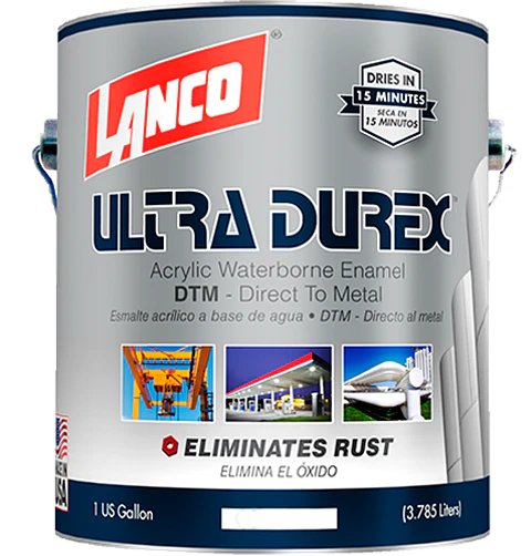 Anticorrosivo Esmalte 3x1 Ultra Durex 1/4 Galón Lanco