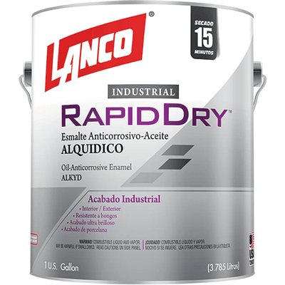 Esmalte Anticorrosivo Rapido Dry 1/4 Galon Lanco RD3446-5