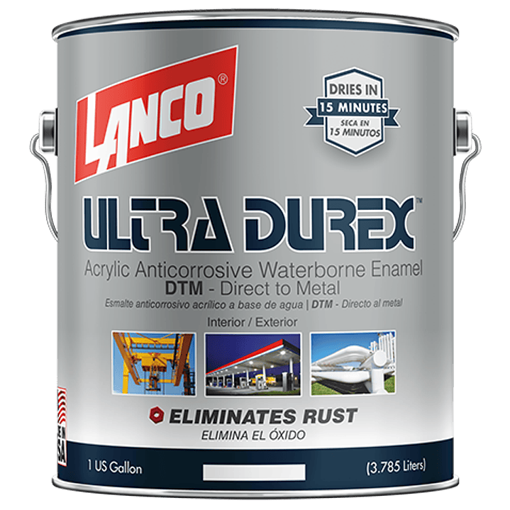 Anticorrosivo Esmalte 3x1 Ultra Durex Galón Lanco