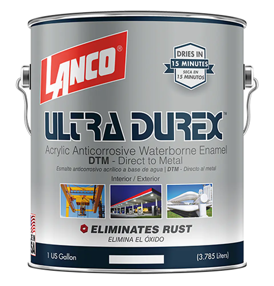 Anticorrosivo Esmalte 3x1 Ultra Durex Galón Lanco 1