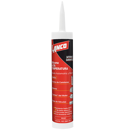 Silicona Alta Temperatura Roja 300 ML Lanco SS895-18