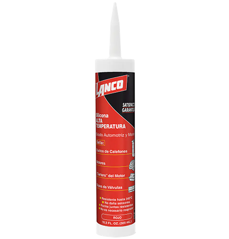 Silicona Alta Temperatura Roja 300 ML Lanco SS895-18 1