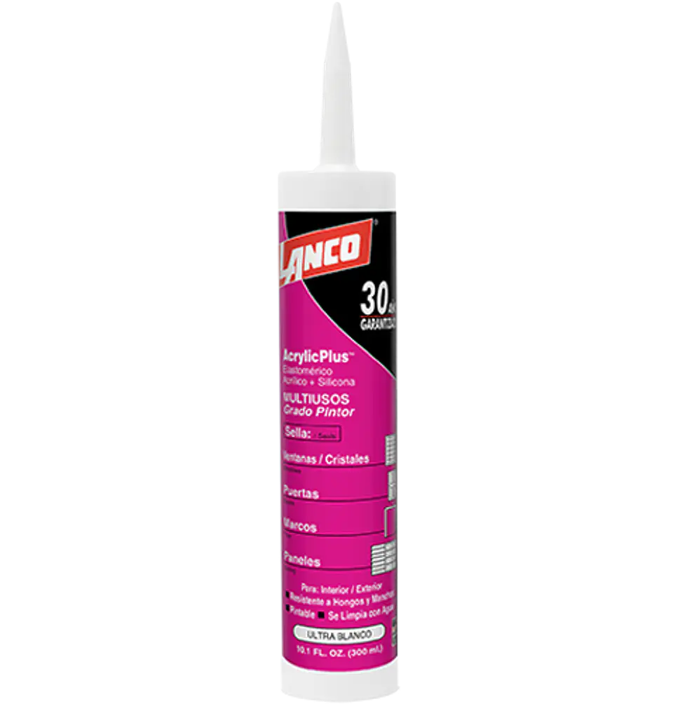 Sellador Pintable AcrylicPlus Blanco 300 ML Lanco CC757-18 1