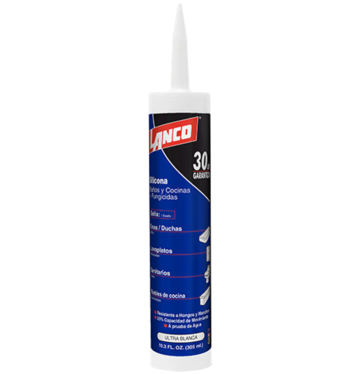 Silicona Baños y Cocina 300 ML Lanco 1