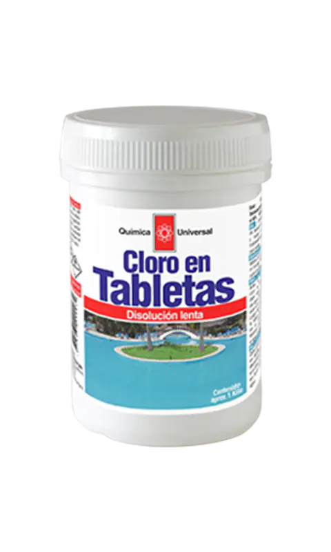 Cloro en Tabletas 1 Kilo Quimica Universal 