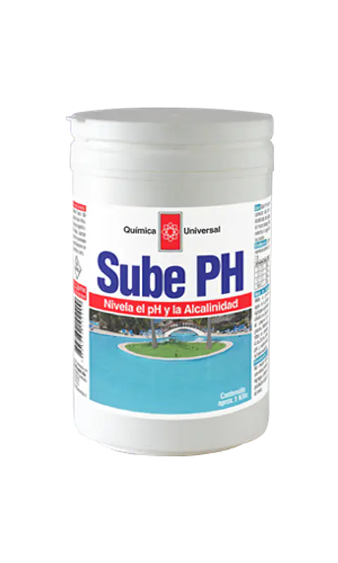 Sube PH y Alcalinidad Piscina 1 Kilo Quimica Universal 