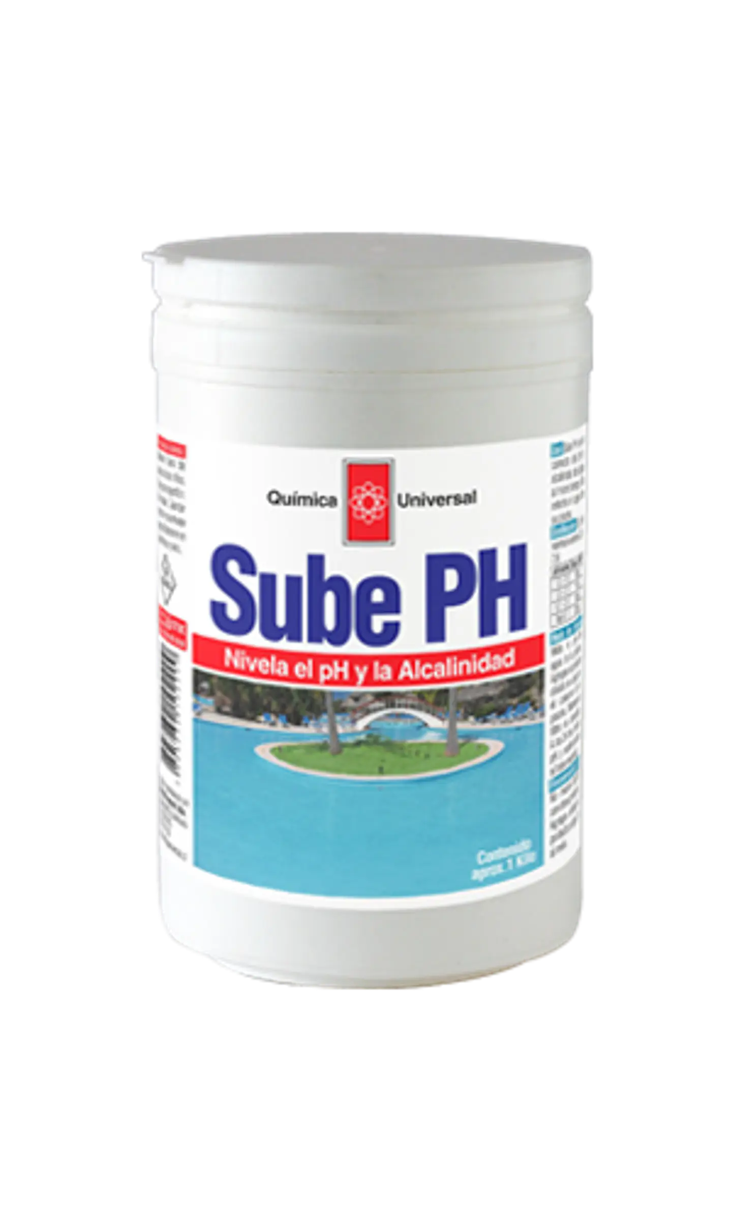 Sube PH y Alcalinidad Piscina 1 Kilo Quimica Universal  1