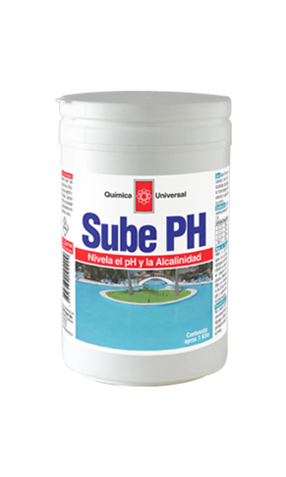 Sube PH y Alcalinidad Piscina 1 Kilo Quimica Universal  1
